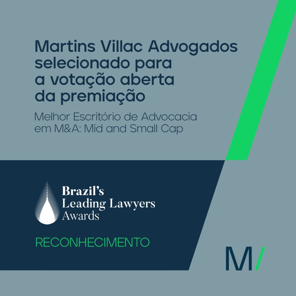 Martins Villac Advogados selecionado para a votação aberta da premiação