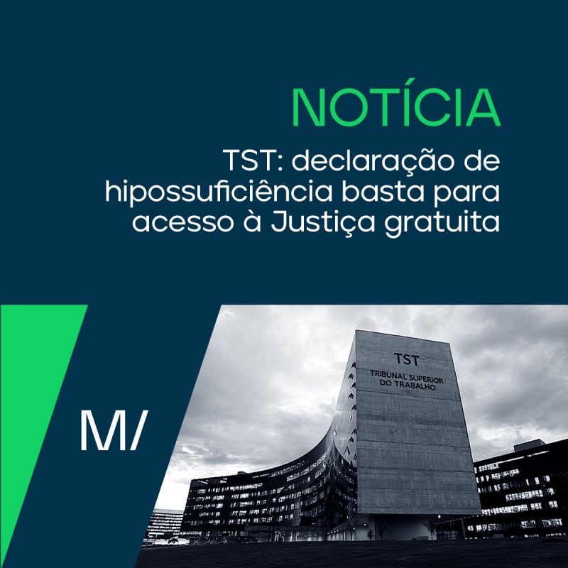 TST define que trabalhadores com renda de até 40% do teto do INSS terão acesso gratuito à Justiça