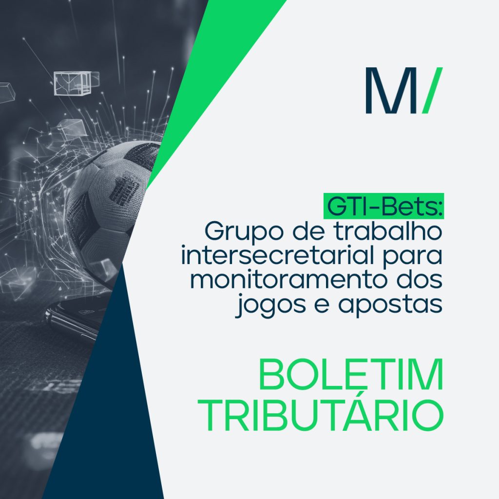 GTI-Bets: Grupo de trabalho intersecretarial para monitoramento dos jogos e apostas