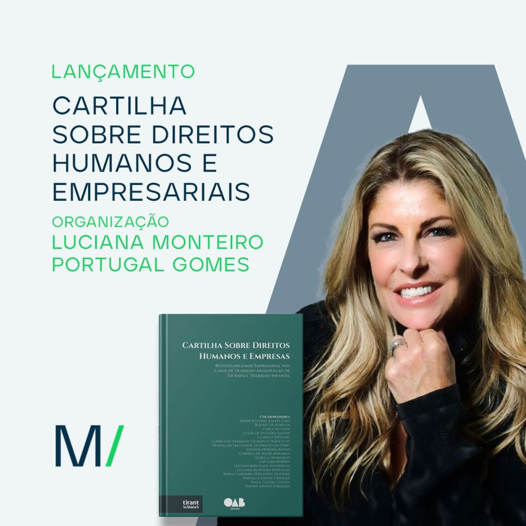 Martins Villac parabeniza Luciana Monteiro Portugal Gomes pela publicação que trata da Responsabilidade Empresarial nos Casos de Trabalho Análogo ao de Escravo e Trabalho Infantil