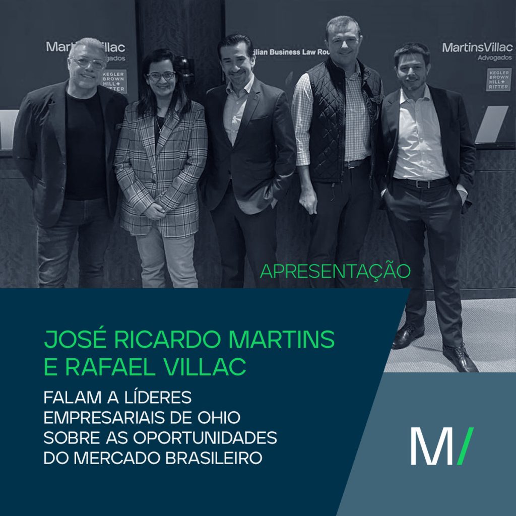 José Ricardo Martins e Rafael Villac falam sobre o mercado brasileiro em evento do Kegler Brown Hill + Ritter